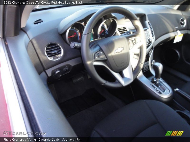 Crystal Red Metallic / Jet Black 2012 Chevrolet Cruze LT