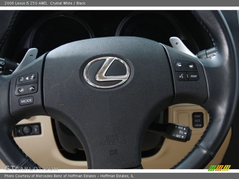 Crystal White / Black 2006 Lexus IS 250 AWD