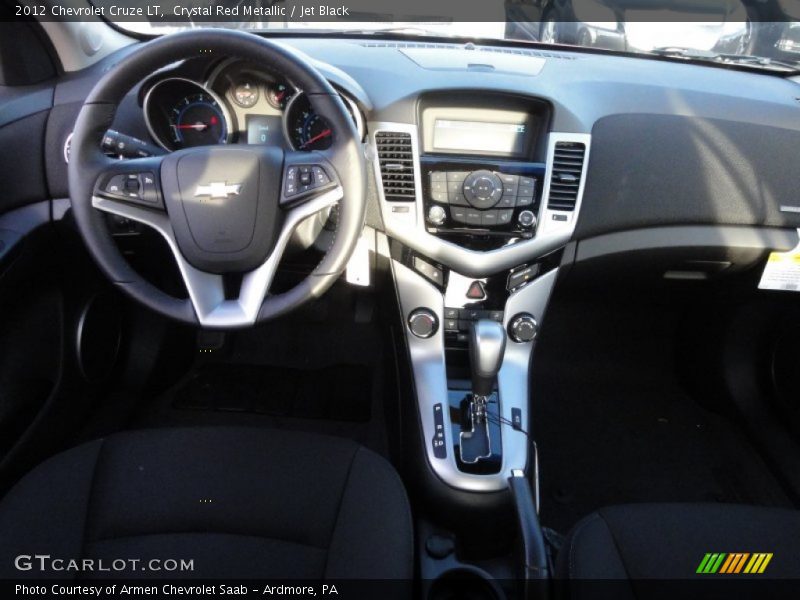Crystal Red Metallic / Jet Black 2012 Chevrolet Cruze LT