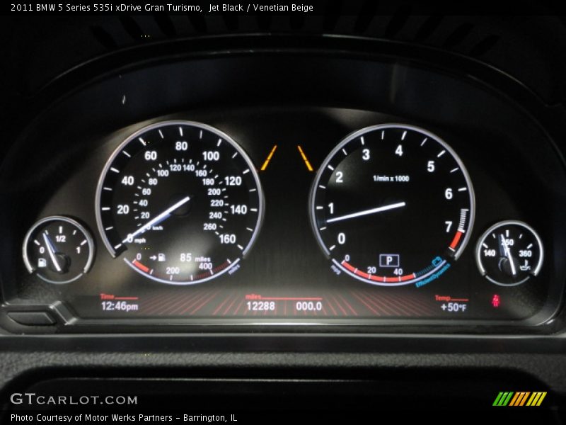  2011 5 Series 535i xDrive Gran Turismo 535i xDrive Gran Turismo Gauges