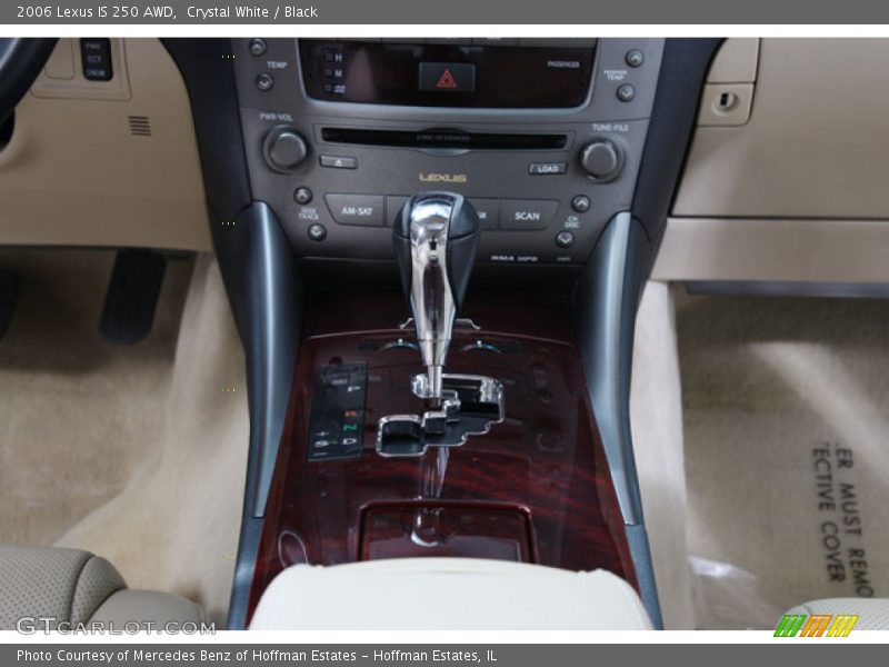 Crystal White / Black 2006 Lexus IS 250 AWD
