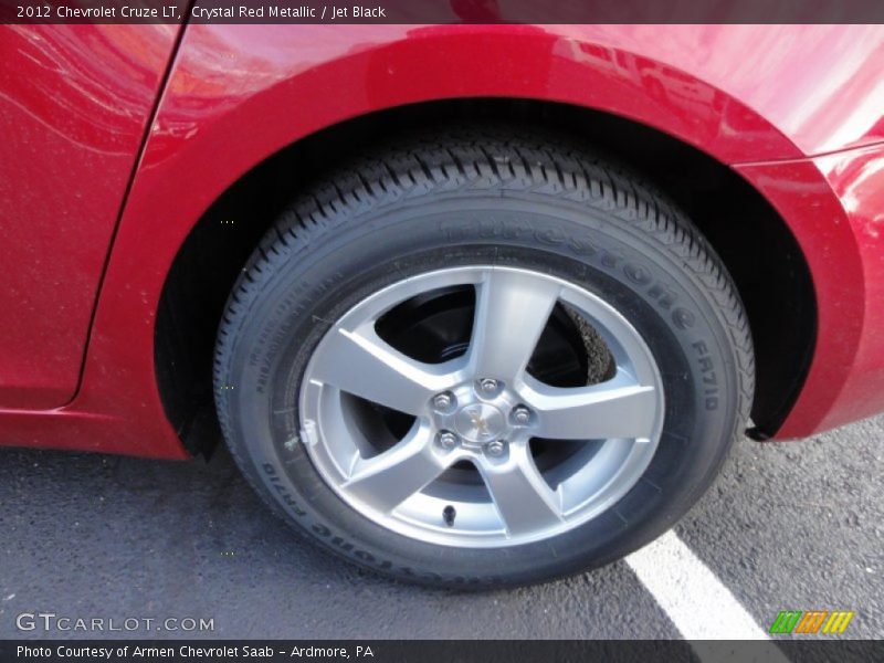 Crystal Red Metallic / Jet Black 2012 Chevrolet Cruze LT