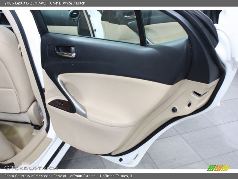 Crystal White / Black 2006 Lexus IS 250 AWD
