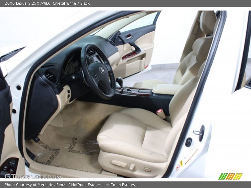 Crystal White / Black 2006 Lexus IS 250 AWD