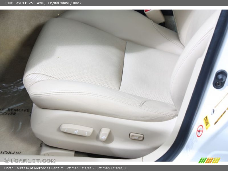 Crystal White / Black 2006 Lexus IS 250 AWD