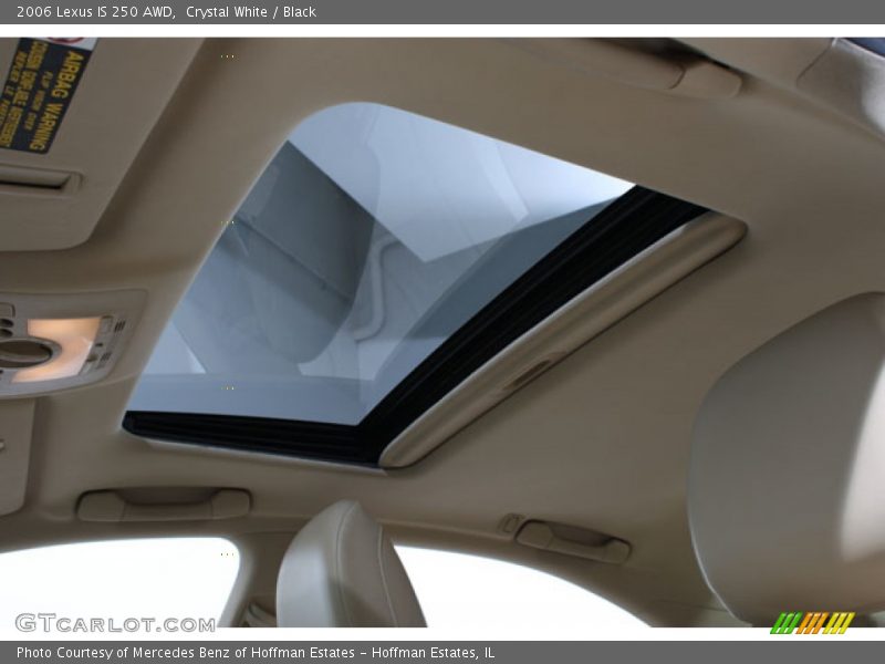 Crystal White / Black 2006 Lexus IS 250 AWD