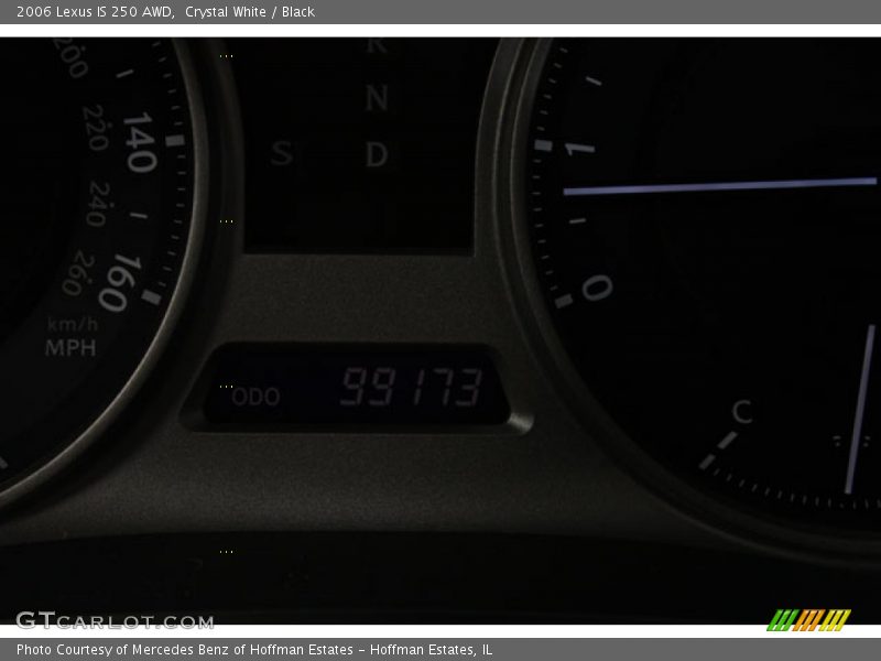 Crystal White / Black 2006 Lexus IS 250 AWD