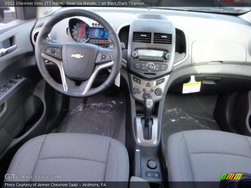 Silver Ice Metallic / Jet Black/Dark Titanium 2012 Chevrolet Sonic LTZ Hatch