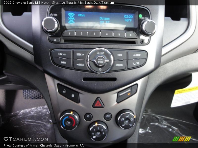 Silver Ice Metallic / Jet Black/Dark Titanium 2012 Chevrolet Sonic LTZ Hatch