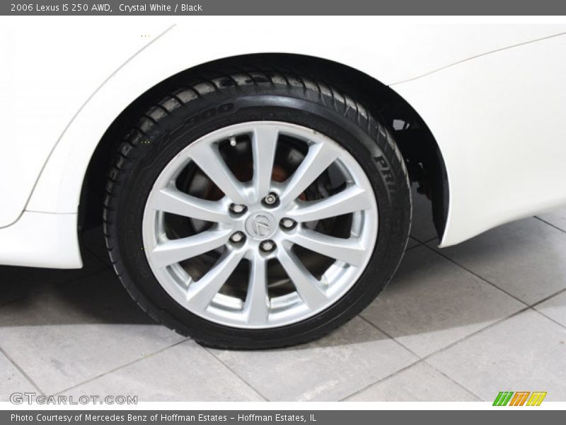 Crystal White / Black 2006 Lexus IS 250 AWD