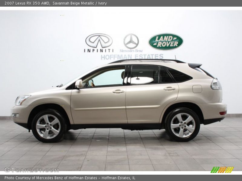 Savannah Beige Metallic / Ivory 2007 Lexus RX 350 AWD