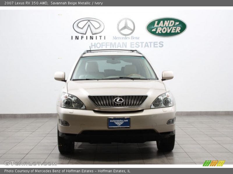 Savannah Beige Metallic / Ivory 2007 Lexus RX 350 AWD