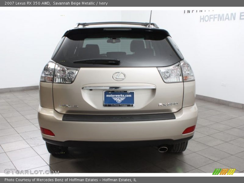 Savannah Beige Metallic / Ivory 2007 Lexus RX 350 AWD