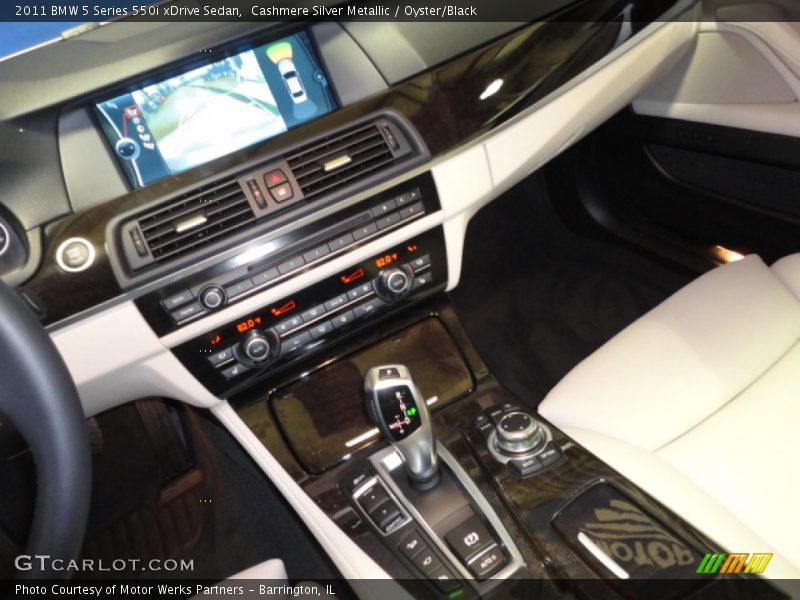 Cashmere Silver Metallic / Oyster/Black 2011 BMW 5 Series 550i xDrive Sedan