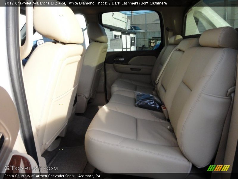 White Diamond Tricoat / Dark Cashmere/Light Cashmere 2012 Chevrolet Avalanche LTZ 4x4