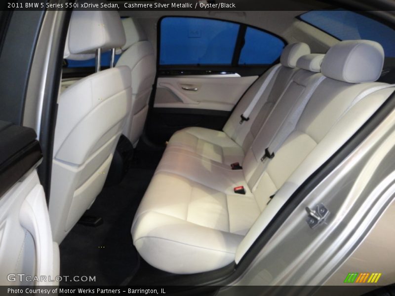 Cashmere Silver Metallic / Oyster/Black 2011 BMW 5 Series 550i xDrive Sedan