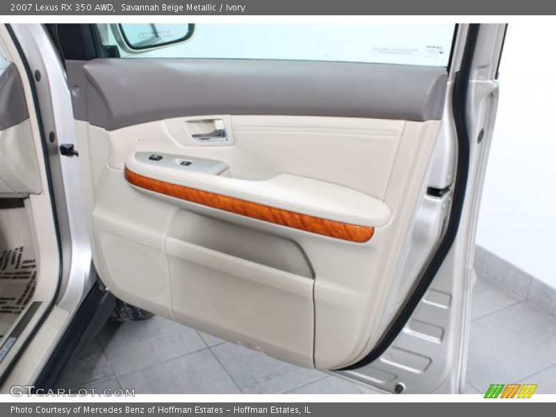 Savannah Beige Metallic / Ivory 2007 Lexus RX 350 AWD