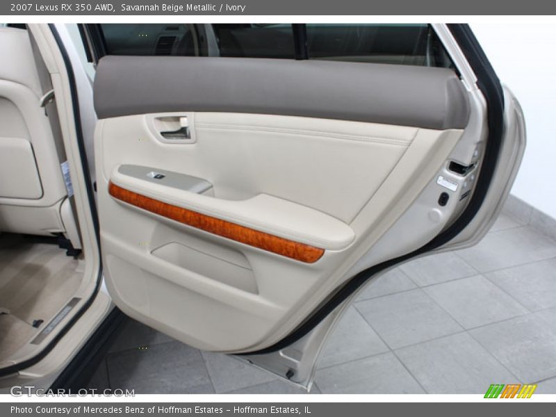 Savannah Beige Metallic / Ivory 2007 Lexus RX 350 AWD
