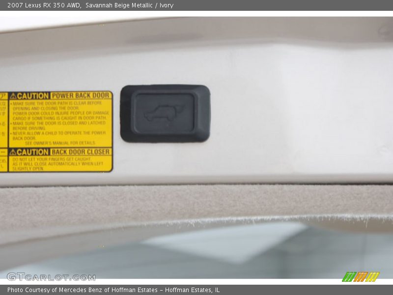 Savannah Beige Metallic / Ivory 2007 Lexus RX 350 AWD