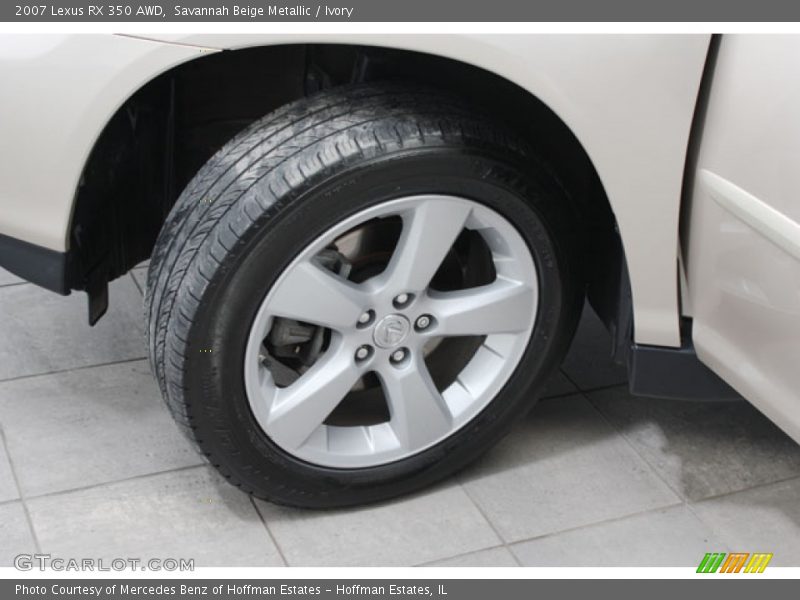 Savannah Beige Metallic / Ivory 2007 Lexus RX 350 AWD