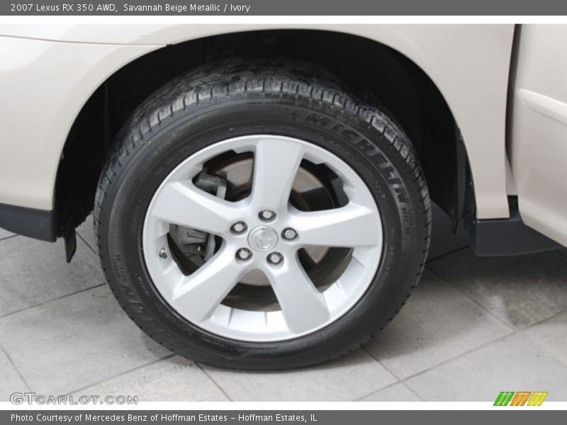 Savannah Beige Metallic / Ivory 2007 Lexus RX 350 AWD