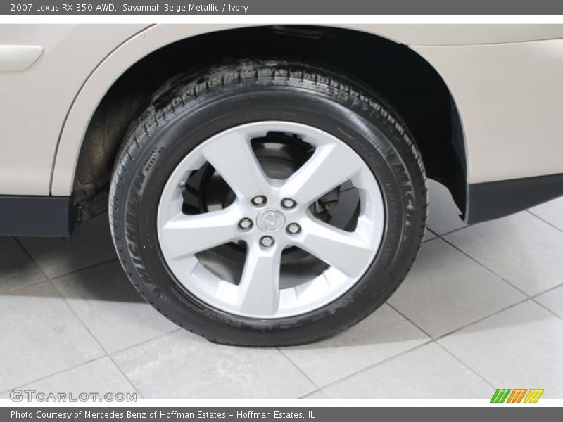 Savannah Beige Metallic / Ivory 2007 Lexus RX 350 AWD