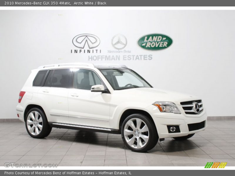 Arctic White / Black 2010 Mercedes-Benz GLK 350 4Matic