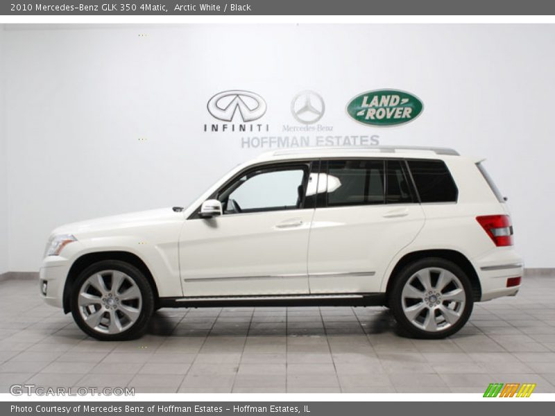 Arctic White / Black 2010 Mercedes-Benz GLK 350 4Matic