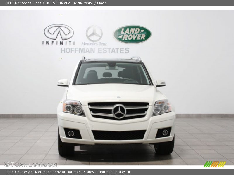 Arctic White / Black 2010 Mercedes-Benz GLK 350 4Matic
