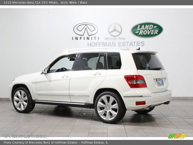 Arctic White / Black 2010 Mercedes-Benz GLK 350 4Matic