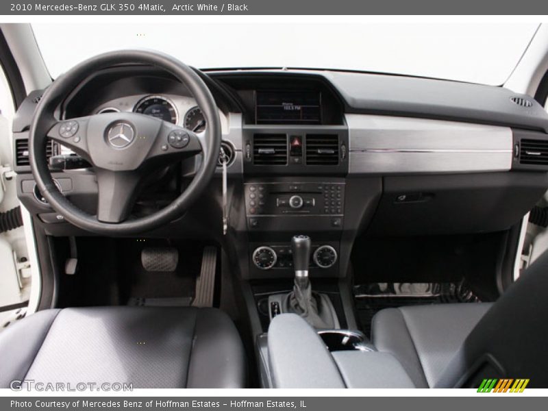 Arctic White / Black 2010 Mercedes-Benz GLK 350 4Matic