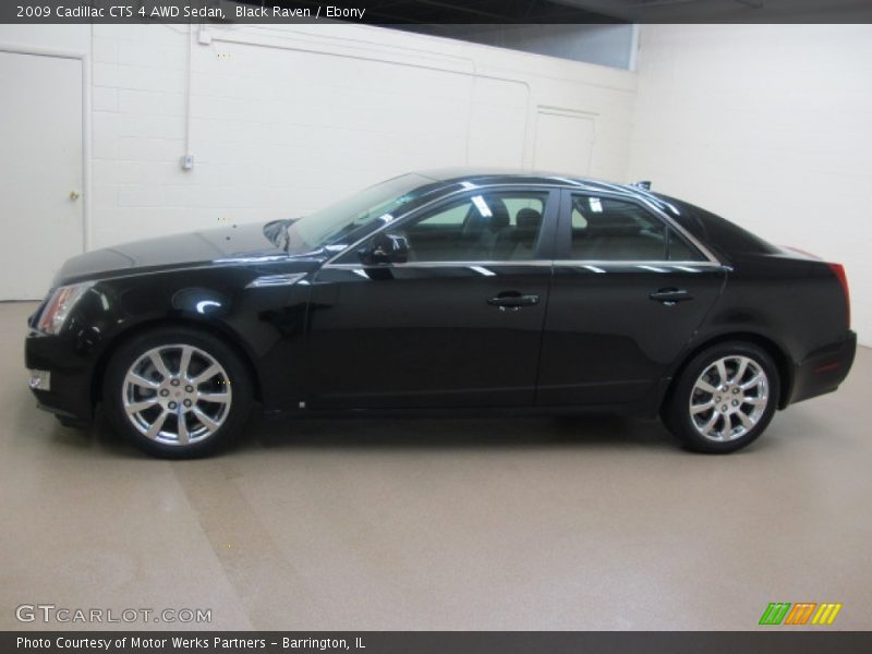 Black Raven / Ebony 2009 Cadillac CTS 4 AWD Sedan