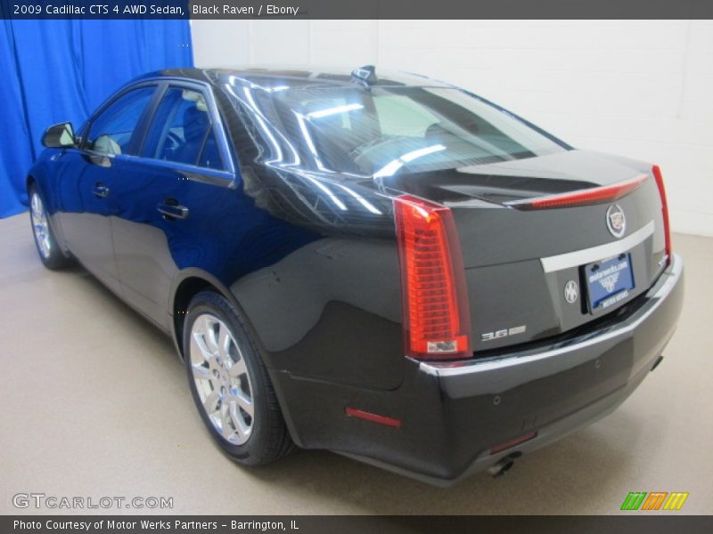 Black Raven / Ebony 2009 Cadillac CTS 4 AWD Sedan