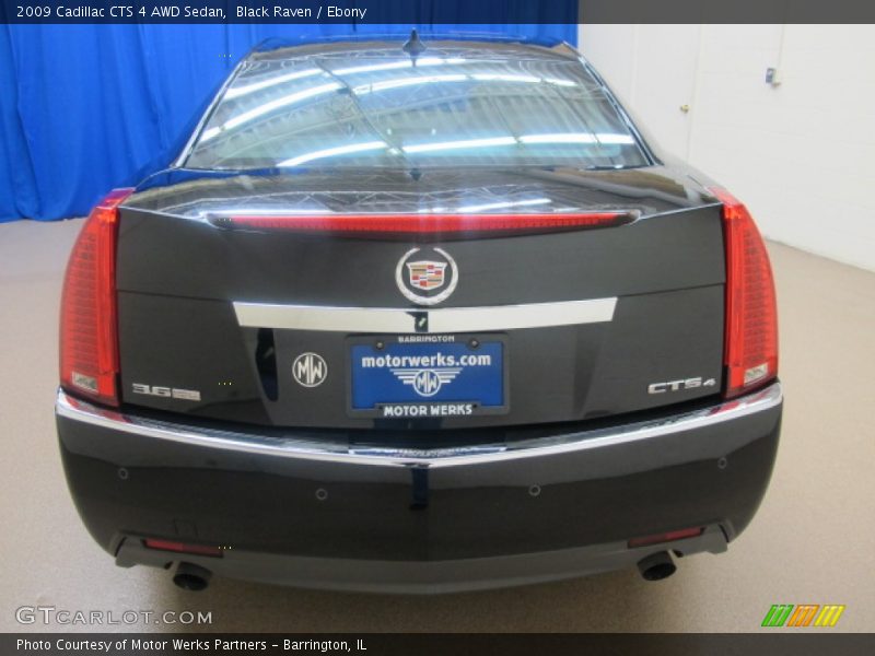 Black Raven / Ebony 2009 Cadillac CTS 4 AWD Sedan
