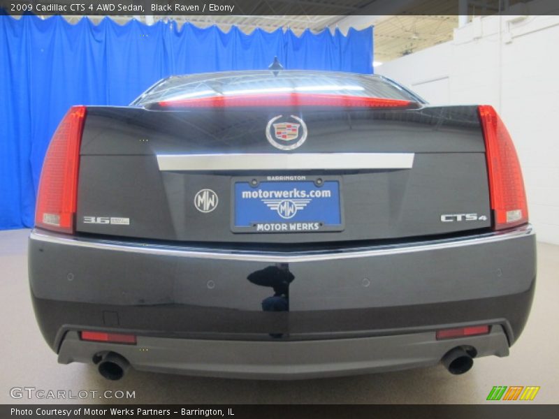 Black Raven / Ebony 2009 Cadillac CTS 4 AWD Sedan