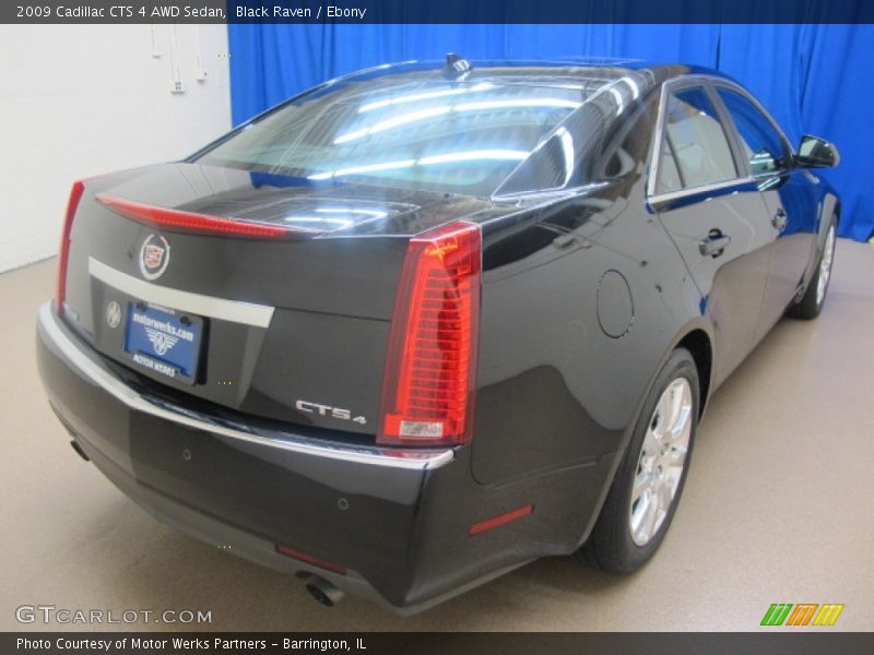 Black Raven / Ebony 2009 Cadillac CTS 4 AWD Sedan