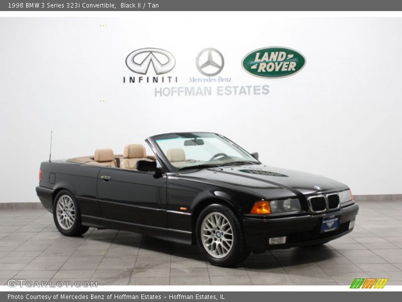 Black II / Tan 1998 BMW 3 Series 323i Convertible