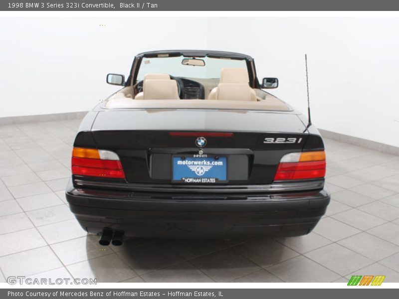 Black II / Tan 1998 BMW 3 Series 323i Convertible