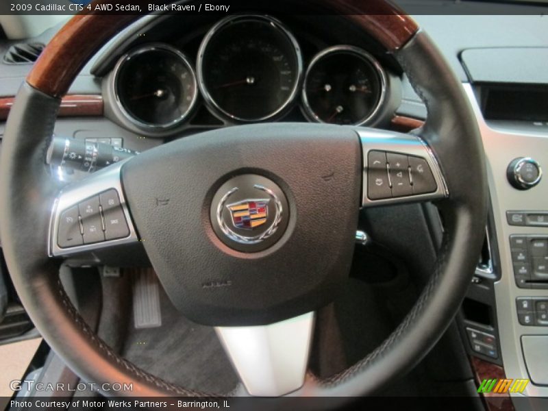 Black Raven / Ebony 2009 Cadillac CTS 4 AWD Sedan