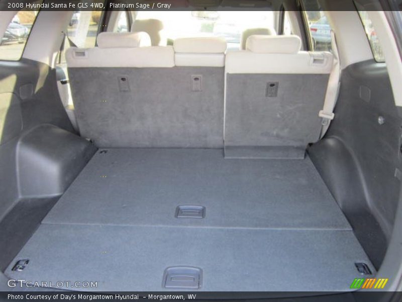 Platinum Sage / Gray 2008 Hyundai Santa Fe GLS 4WD