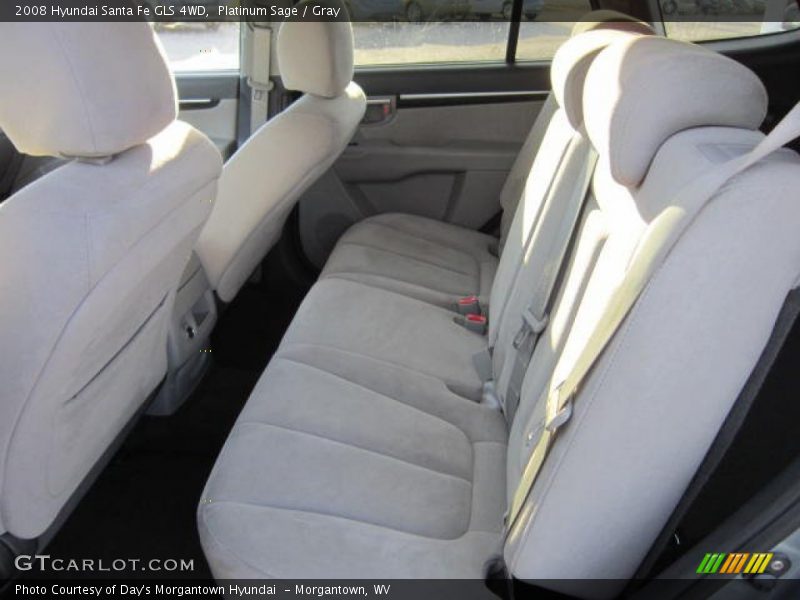 Platinum Sage / Gray 2008 Hyundai Santa Fe GLS 4WD