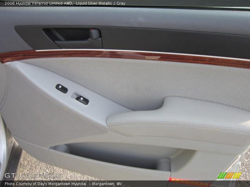 Liquid Silver Metallic / Gray 2008 Hyundai Veracruz Limited AWD