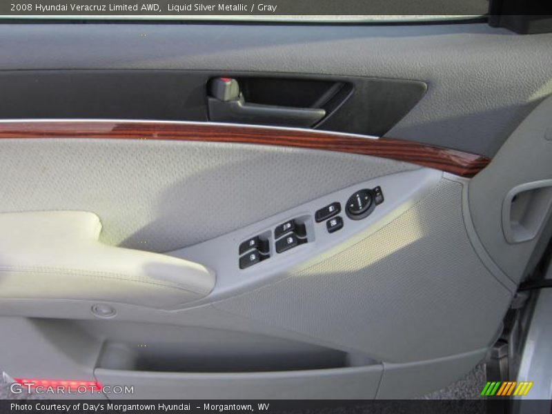 Liquid Silver Metallic / Gray 2008 Hyundai Veracruz Limited AWD
