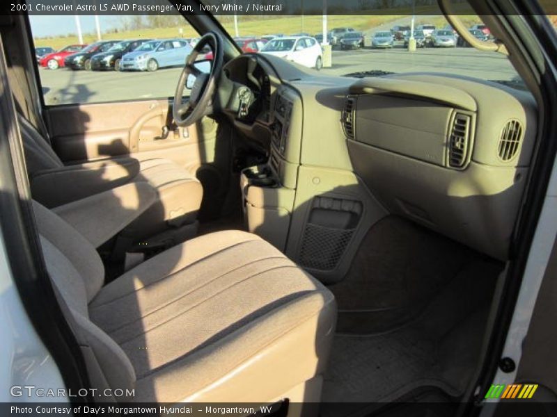 Ivory White / Neutral 2001 Chevrolet Astro LS AWD Passenger Van