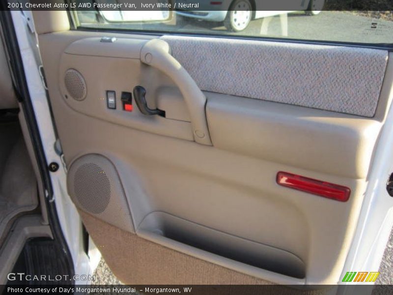 Ivory White / Neutral 2001 Chevrolet Astro LS AWD Passenger Van