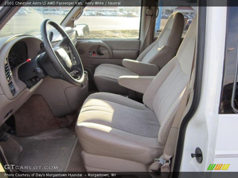 Ivory White / Neutral 2001 Chevrolet Astro LS AWD Passenger Van