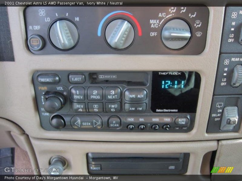 Ivory White / Neutral 2001 Chevrolet Astro LS AWD Passenger Van