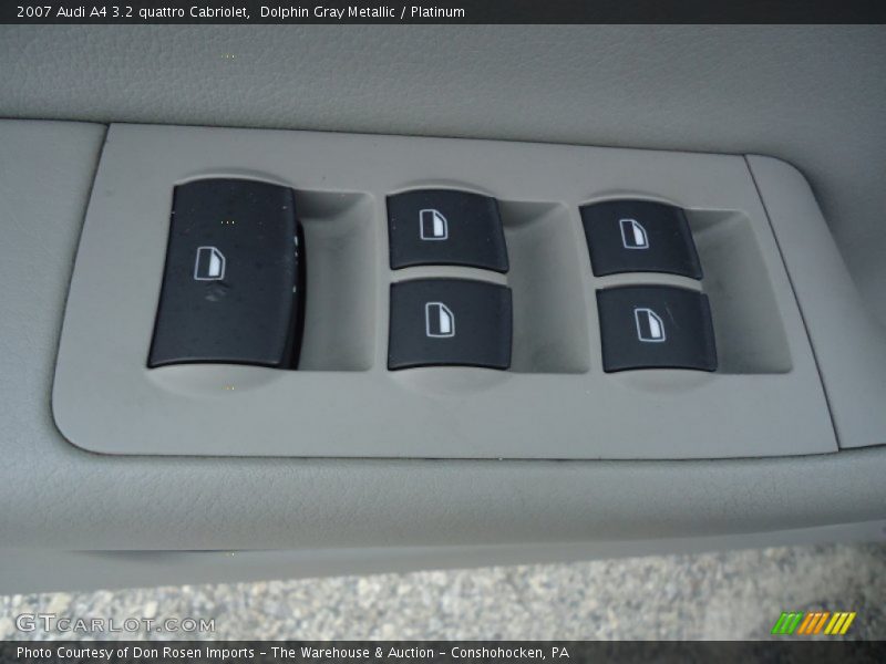 Dolphin Gray Metallic / Platinum 2007 Audi A4 3.2 quattro Cabriolet