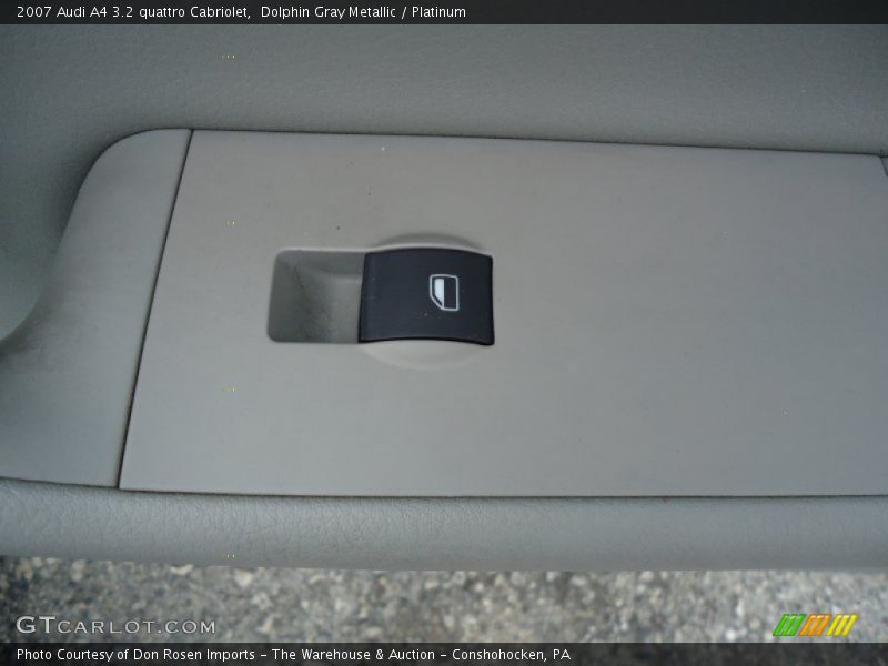 Dolphin Gray Metallic / Platinum 2007 Audi A4 3.2 quattro Cabriolet