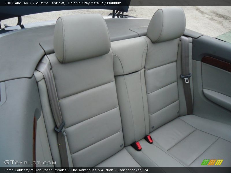 Dolphin Gray Metallic / Platinum 2007 Audi A4 3.2 quattro Cabriolet